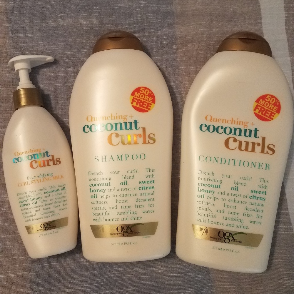 Shampoo conditioner and styling creme